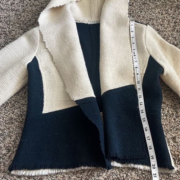 Women's Black and Cream color black Jacket organic - Picture 6 of 10